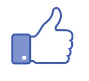 Facebook zoals Vectorpictogram vector illustratie Facebook zoals Vectorpictogram vector illustratie