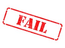Fail - Inscription on Red Rubber Stamp. royalty free stock photos Fail - Inscription on Red Rubber Stamp. royalty free stock photos