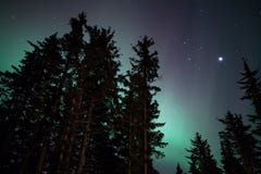 Faint Aurora Glow Royalty Free Stock Photos Faint Aurora Glow Royalty Free Stock Photos