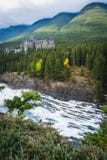 Fairmont Banff Springs herein gelegen lizenzfreies stockbild Fairmont Banff Springs herein gelegen lizenzfreies stockbild