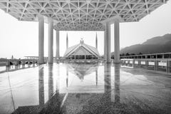 Faisal Mosque-Islamabad-Pakistan fotografia stock libera da diritti Faisal Mosque-Islamabad-Pakistan fotografia stock libera da diritti
