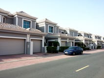Falconcity Of Wonders Villas In Dubailand Dubai UAE Royalty Free Stock Photography