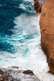 Faleza przy Cabo De Sao Vincente blisko Sagres obraz stock Faleza przy Cabo De Sao Vincente blisko Sagres obraz stock