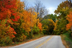 Fall Road stock photography Fall Road stock photography
