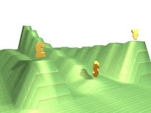 Falling Dollar Stock Photo Falling Dollar Stock Photo