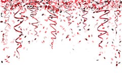 Falling Red Confetti Royalty Free Stock Photos Falling Red Confetti Royalty Free Stock Photos