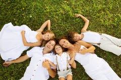 Famiglia felice immagine stock Famiglia felice immagine stock