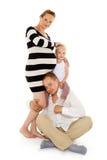 Famiglia felice con il bambino Immagine Stock Libera da Diritti Famiglia felice con il bambino Immagine Stock Libera da Diritti