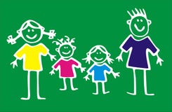 Familia ilustración del vector Familia ilustración del vector