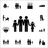 familia homosexual con los niños que llevan a cabo el icono de las manos Sistema detallado de iconos de la familia Muestra superi stock de ilustración familia homosexual con los niños que llevan a cabo el icono de las manos Sistema detallado de iconos de la familia Muestra superi stock de ilustración