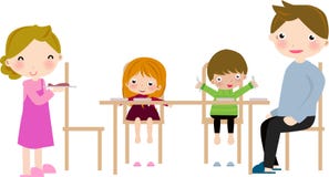 Familienabendessen Familienabendessen