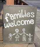 Familienwillkommen lizenzfreies stockbild Familienwillkommen lizenzfreies stockbild