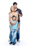 Famille heureux avec l'enfant images libres de droits Famille heureux avec l'enfant images libres de droits