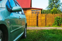 Gates of a Country Estate stock photo. Image of hotel - 14665694