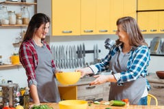 Family culinary master class cooking hobby stock image Family culinary master class cooking hobby stock image