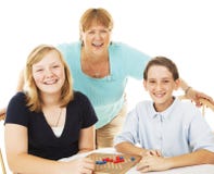 Family Fun and Games stock photography Family Fun and Games stock photography