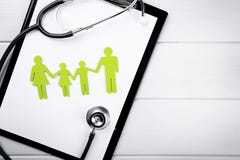 family health and life insurance concept stock photo family health and life insurance concept stock photo