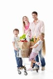 Family Shopping Royalty Free Stock Photos Family Shopping Royalty Free Stock Photos