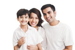 Family Smiling Royalty Free Stock Photography