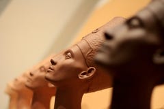 Famous bust of Queen Nefertiti