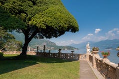 The famous garden of Villa Del Balbianello royalty free stock image The famous garden of Villa Del Balbianello royalty free stock image