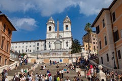 The Spanish Steps royalty free stock photography The Spanish Steps royalty free stock photography