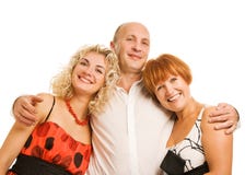 Família bonita fotografia de stock Família bonita fotografia de stock
