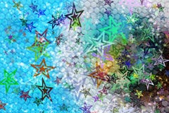 Fantasy abstract color background with stars shapes royalty free illustration Fantasy abstract color background with stars shapes royalty free illustration