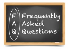 FAQ de la pizarra libre illustration FAQ de la pizarra libre illustration