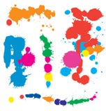 farby splatter royalty ilustracja farby splatter royalty ilustracja