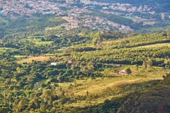 Farm in Brazil Minas Gerais montains royalty free stock image Farm in Brazil Minas Gerais montains royalty free stock image