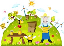 Farm Card Stock Image Farm Card Stock Image