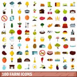 100 farm icons set, flat style. 100 farm icons set in flat style for any design vector illustration stock illustration 100 farm icons set, flat style. 100 farm icons set in flat style for any design vector illustration stock illustration