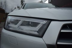 Faro di nuovo audi automatico dell'automobile immagini stock libere da diritti Faro di nuovo audi automatico dell'automobile immagini stock libere da diritti