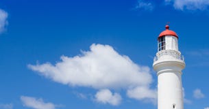 Faro spaccato del punto immagini stock libere da diritti Faro spaccato del punto immagini stock libere da diritti