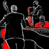 Fascia di jazz illustrazione di stock Fascia di jazz illustrazione di stock