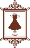 Fashion Boutique Sign With Dress Royalty Free Stock Photography