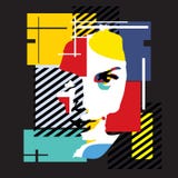 Fashion girl royalty free illustration Fashion girl royalty free illustration