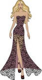 Fashion Illustration Of Woman Royalty Free Stock Photography Fashion Illustration Of Woman Royalty Free Stock Photography