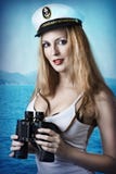 Fashion portrait of beautiful pinup girl stock photography Fashion portrait of beautiful pinup girl stock photography