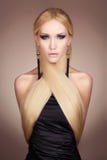 Beautiful young woman with long hair Royalty Free Stock Photo Beautiful young woman with long hair Royalty Free Stock Photo