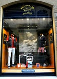 Paul and shark fashion shop window in Italy stock photo Paul and shark fashion shop window in Italy stock photo