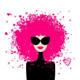 Fashion woman portrait for your design vector illustration Fashion woman portrait for your design vector illustration