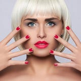 Fashionable young woman royalty free stock photography Fashionable young woman royalty free stock photography