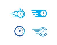 Fast Time logo vector stock illustration Fast Time logo vector stock illustration