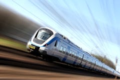 Fast train in motion stock images Fast train in motion stock images