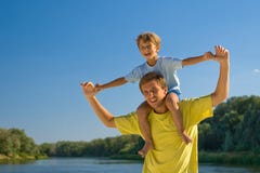 Father And Son Royalty Free Stock Image