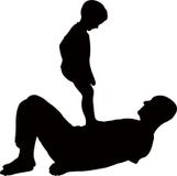 Download Father Son Playing Silhouette Stock Illustrations - 225 ...