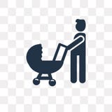 Fatherhood vector icon isolated on transparent background, Fatherhood transparency concept can be used web and mobile stock illustration Fatherhood vector icon isolated on transparent background, Fatherhood transparency concept can be used web and mobile stock illustration