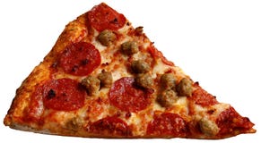 Fatia da pizza foto de stock Fatia da pizza foto de stock